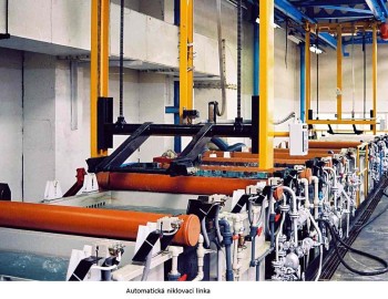 Řídicí systém galvanovny – povrchové úpravy - Šternberk u Olomouce