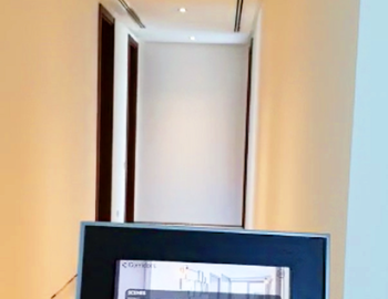 Technologies control in a luxury villa in Abu Dhabi