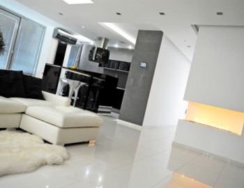 Control system and visualization of luxury apartment in