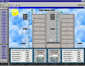 Control system of standardized family house Ecomodula - France, Nord Pas de Calais
