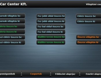 Řízení osvětlení v muzeu veteránů - Kiskőrös, Maďarsko