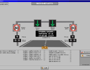 Ovládání tunelu Valík, prvního dálničního tunelu v České republice