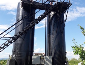 Řízení procesu čištění plynu ve společnosti TisaGaz - Ruské Komárovce, Ukrajina