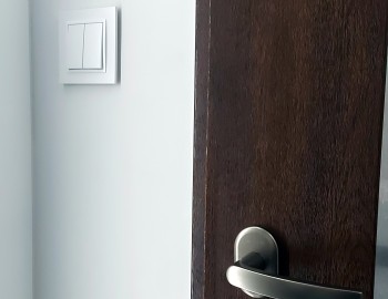 Showroom řízený Tecomat Foxtrotem - vzorové apartmány Września, Polsko