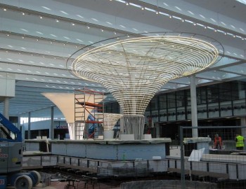 Řízení interiérové osvětlení baldachýnů v OC Nová Karolina v Ostravě