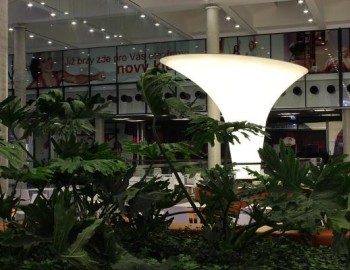 Řízení interiérové osvětlení baldachýnů v OC Nová Karolina v Ostravě