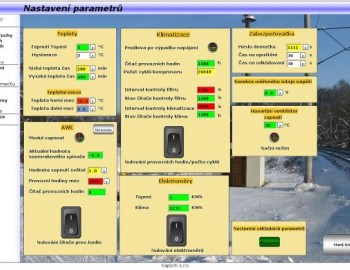 Control system of GSM-R network repeater powered from photovoltaic panels