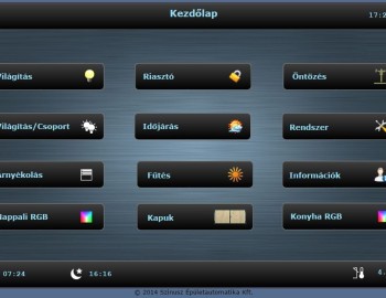 Řízení technologií v rodinném domě - Kadafalva, Maďarsko