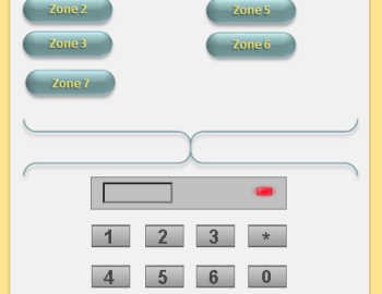 Control of garden lighting and other technologies in the villa