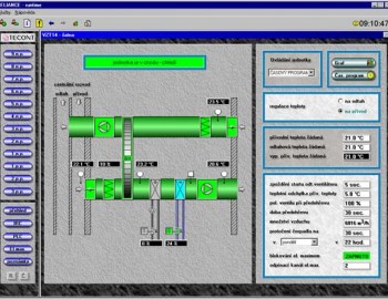Provozní a energetický dispečink moderní budovy Moravské zemské knihovny v Brně
