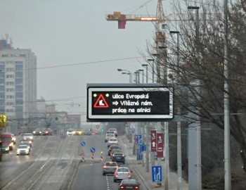 Traffic information providing in Prague, Czech Republic