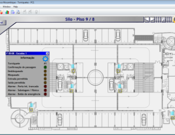 Ovládání a monitoring automatických dveří a přístupový systém v bance Sede do Banco de Moçambique – Maputo, Mozambique