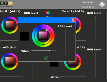 Řízení venkovního osvětlení na výškové budově Al-Tujjar, Kuvajt