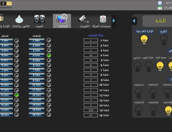 Řízení technologií v luxusní vile s bazénem, Damašek