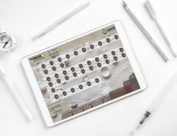 Řízení světel v luxusní restauraci v Kuvajtu