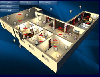 Řízení technologií rodinného domu Želešice