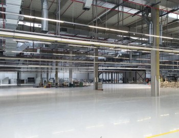 HVAC control system for a new manufacturing hall of company Visteon-Autopal, Czech Republic