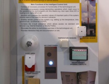 Control system of GSM-R network repeater powered from photovoltaic panels