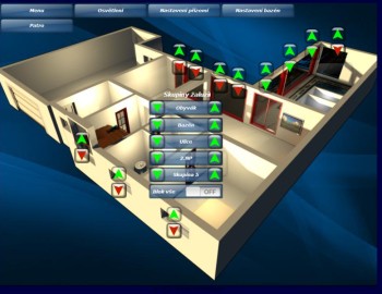Řízení technologií rodinného domu Želešice