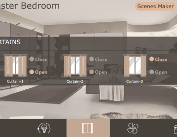 Technologies control in a luxury villa in Abu Dhabi