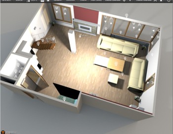 Control system and visualization of the heating and lighting systems at the Viladomy Gemini apartment complex in Ostrava