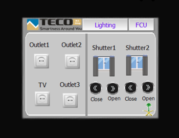 Management and monitoring of technologies in the Dream apartment, Jeddah