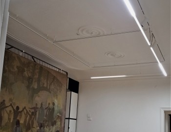 Řízení osvětlení monumentální Slovanské epopeje – Zámek Moravský Krumlov