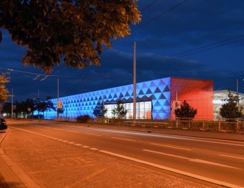 Řízení v tramvajové hale vozovny Dopravního podniku města Brna